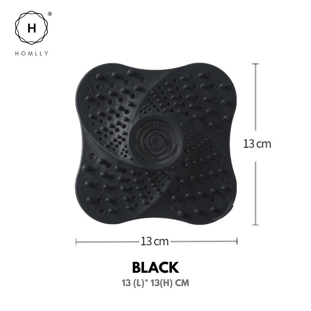 Homlly Hair Catcher Shower Drain Cover (X4 PCS)