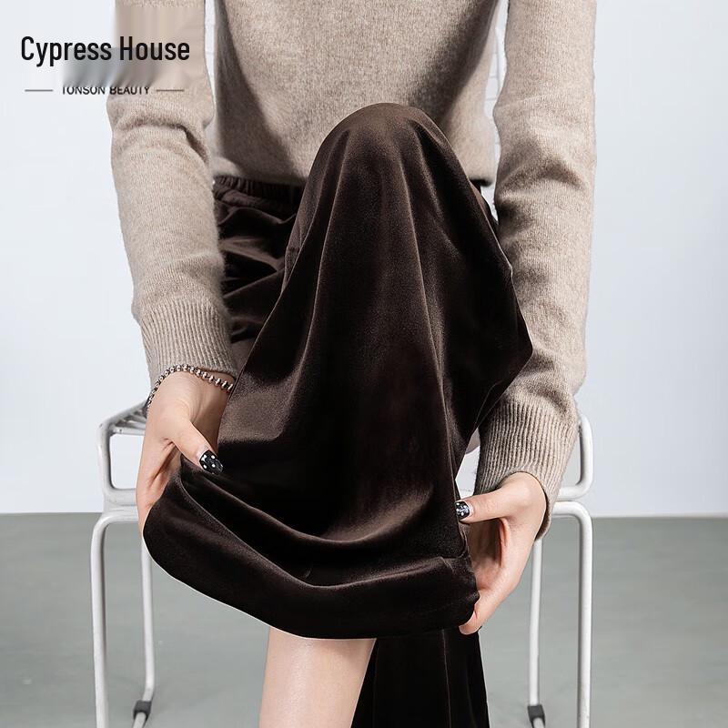 

Women s Elastic High-Waist Wide-Leg Casual Pants XL