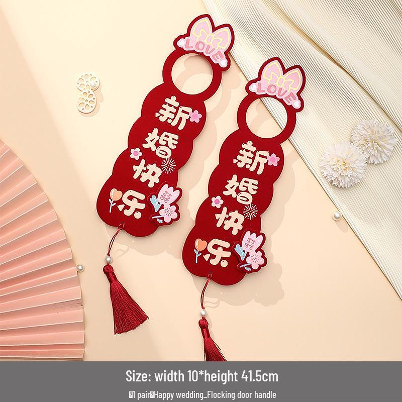 Honeymoon and Wedding Doorknob Decorations for Bedroom and Living Room