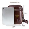 Luxury Brand Men's Real Leather Crossbody Bag Fashion Casual Shoulder Messenger Bag for Travel Business Vintage Style