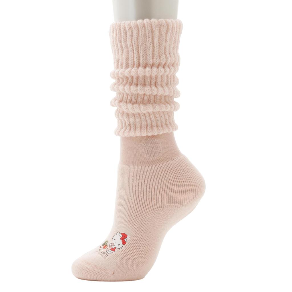 Okamoto Sock Just Like a Kotatsu Sanrio Collaboration Hello Kitty and Kuromi Supplement, Socks, Design,