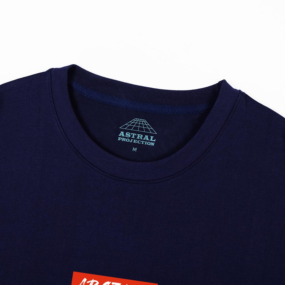 ASTRAL PROJECTION Ap Studio Oversized Long Sleeve T-Shirt_Navy