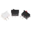 10Pcs 2Pin 21X15Mm Rocker Switch 6A/250Vac Power Switch On-Off Red Black White