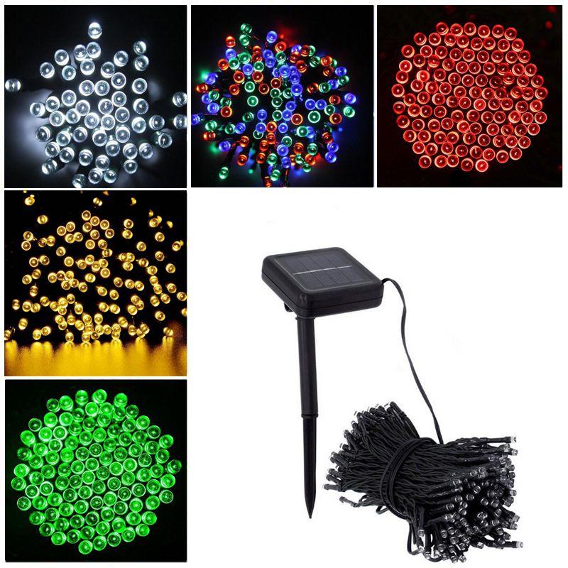 Radiant Solar Powered Led String Fairy Lights For Outdoor Christmas And Party Dcor