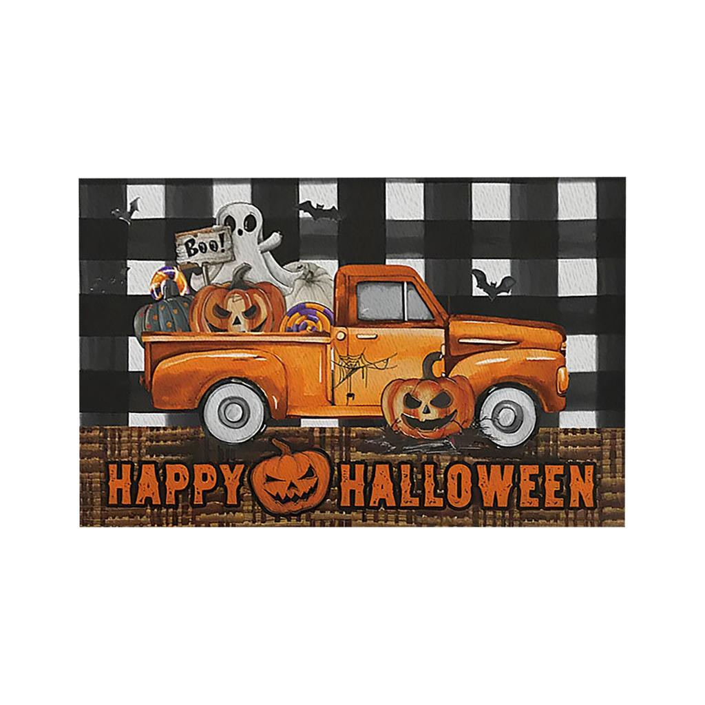 Duch, Kot, Halloween Meal Mat Zestaw 4, Sezonowy, Jesienny Mat Stołowy