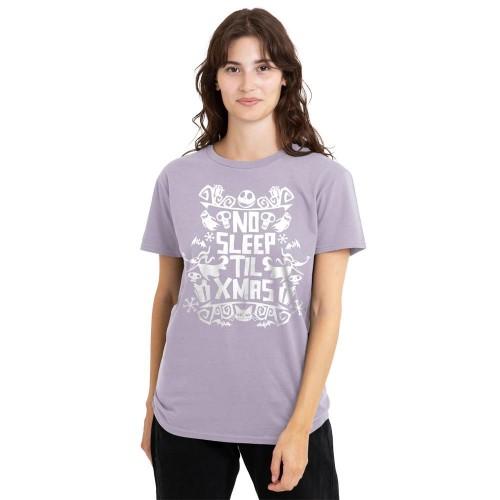 The Nightmare Before Christmas Womens/Ladies No Sleep Till Xmas T-Shirt
