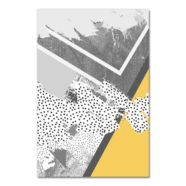 Modern Style Coloful Geometry Image Wall Art Prints Triangle Rectangle Canvas Paintings Home Decor Poster Workingroom No Frame