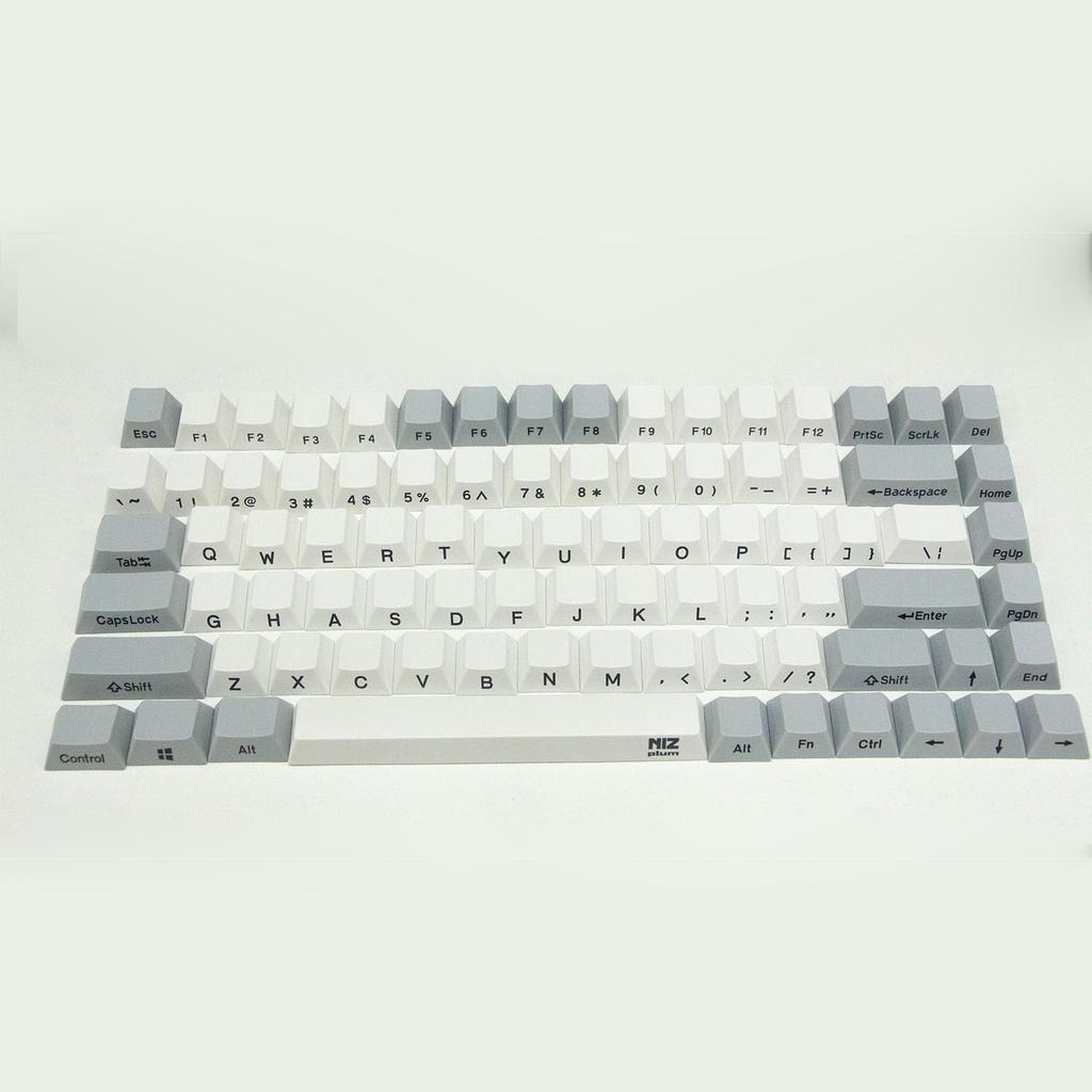 NiZ dedicated keycaps, 84 pieces, side-engraved PBT material (84 keys)