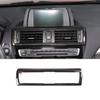ABS Carbon Fiber Car Center Control Interior Decoration Sticker For BMW 1 2 Series F20 F21 F22 F23 2012-2018 Car Accessories