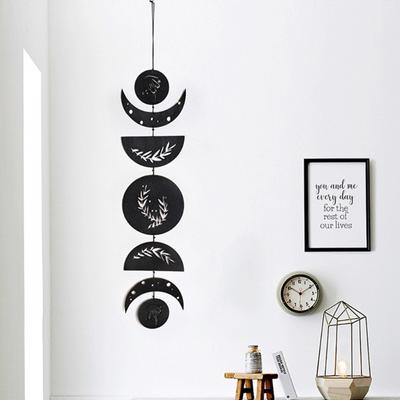 Bohemia  Moon Pendant Handicraft Charm Art Crafts Decor Supplies for Indoor Outdoor Garden Yard Decor Gift