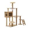 Yinanroa Cat Tower Spaceship Cat Tower Claw Sharpener Stylish Large Cat Kitten Toy for Lack of Exercise Cat House Observation Hemp Cat Toy Ball Load