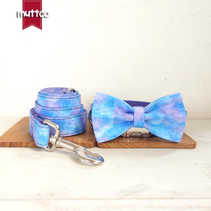 MUTTCO New Pet Supplies Adjustable Three-Piece Collar Set Medium