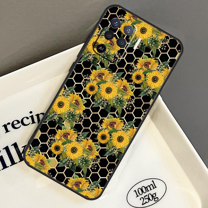 Beautiful Yellow Sunflower For Oppo A17 A15 A16 A18 A94 A74 A54 A38 A58 A78 A98 A40 A60 A80 A76 A96 A57 A77 A5 Pro Case