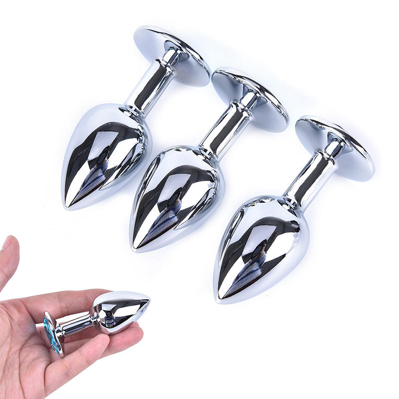 1PC Sex Toys For Adults Small Size Metal Toys Butt Plug Stainless Steel Plug