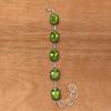 Peridot Quartz Gemstone Jewelry Bracelet &Earring 7-8''