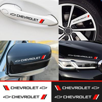 Fdxk4 4Pc Car Door Handle Stickers Body Vinyl Stickers Decals Accessories For Spark Captiva Cruze Tracker Orlando Trax Epica
