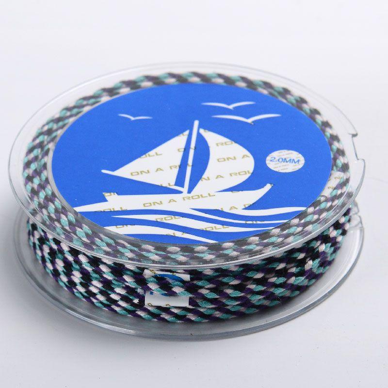 Colorful Carrying Strap Braided Rope Hand-Made Cotton Threads Handcraft Braiding Rope Braided Rope Bracelet Braiding Thread Crafts Tassel DIY Material