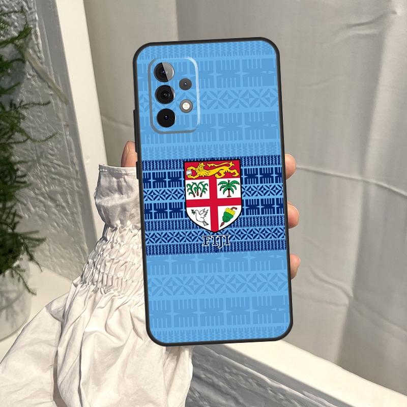 Fijian Masi Tapa Case For Samsung Galaxy A16 A36 A56 A06 A13 A53 A33 A23 A55 A35 A17 A54 A34 A14 A52 A32 A15 Samsung A52S 5G