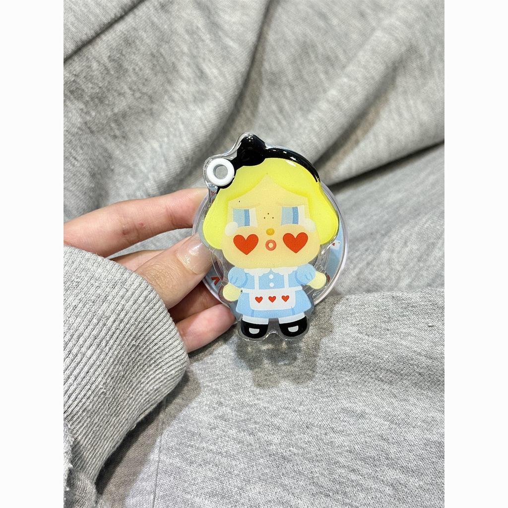 Cartoon Cute Mirror for MagSafe Holder: Super Strong Magnetic Desktop Airbag, Retractable for Women