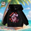 New Fashionable Hippopotamus Pattern Children's Cute Cartoon Casual Daily Hoodie 100-160cm Men's and Women's Styles