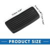 Brake Clutch Pedal Pad Cover 46545-S84-A81 for Honda Civic 2001-2015 Rubber Black