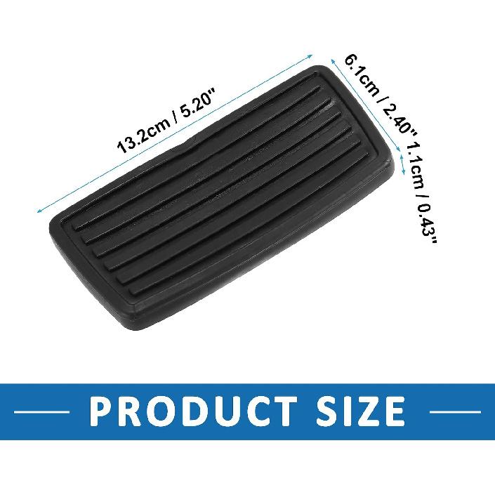 Brake Clutch Pedal Pad Cover 46545-S84-A81 for Honda Civic 2001-2015 Rubber Black