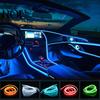 Car LED Wiring Neon Strip Ambient Light Decorative Eye-catching DIY Interior Atmosphere Lamp for Bike Decoration