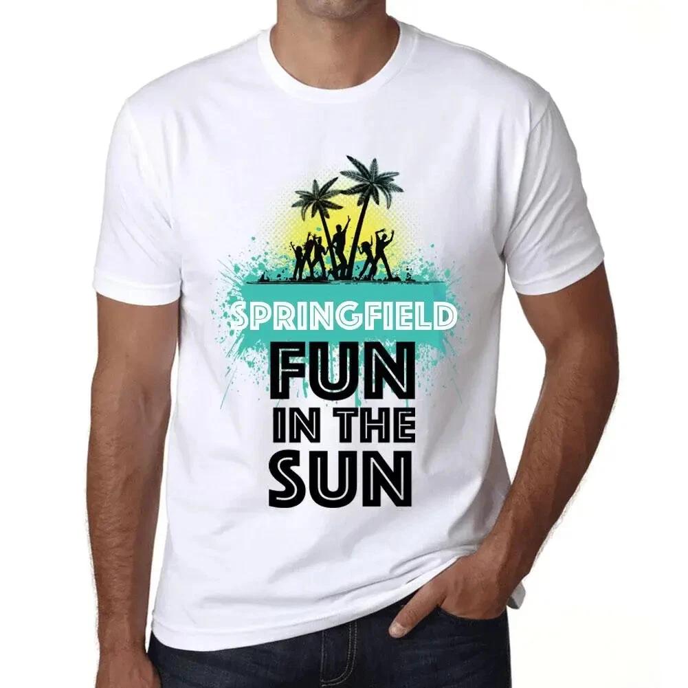 Men's Graphic T-Shirt Fun In The Sun In Springfield Eco-Friendly Limited Edition