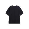 Li Ning T Shirts Men's Black Crew Neck Moderate AHST283-2