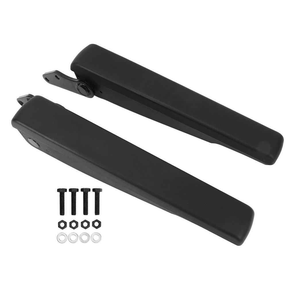 380mm Autositz-Armlehne 0-120 Grad Verstellbar Stoßdämpfung Universell PU-Leder Faltbare Armstütze für Wohnmobil Van