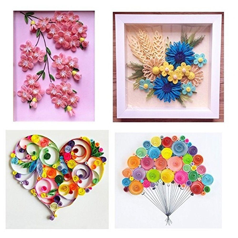 3/5/7/10mm Kreatives DIY Handwerk Handgemacht Einfarbige Origami Werkzeug Quilling Papier