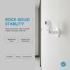 Suporte de Montagem Universal para Câmera de Segurança, Suporte de Parede Ajustável para Câmera de Segurança Interna/Externa, Para Câmera Wifi Arlo Pro