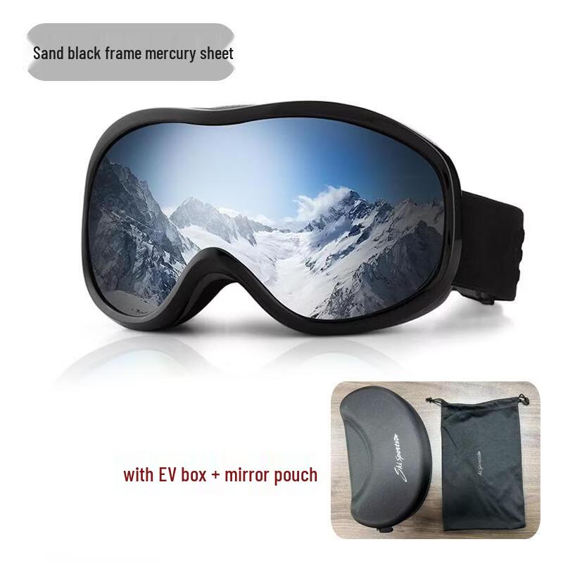 SEE KEAN Double-Layer Anti-Fog Ski Goggles