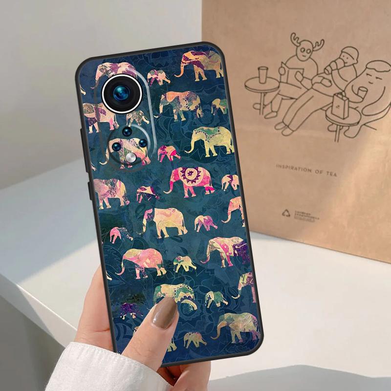Cute Baby Elephant For Honor Magic 8 7 6 5 Pro Case For Honor X9d X9c X9b X9a X8c X8b Win 200 400 50 70 90 Lite