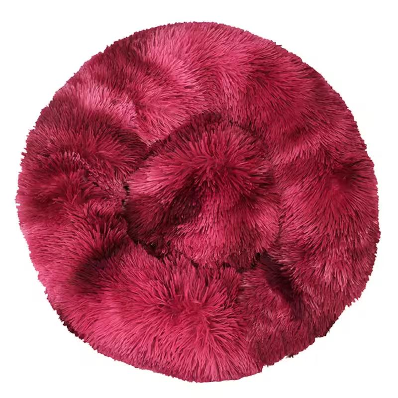 2021 Custom Modern Portable Cat & Dog Bed Indoor Eco-Friendly Fluffy Plush Soft Solid Pattern Camping Small Sizes
