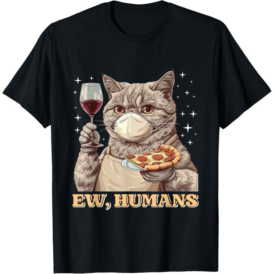 Британская короткошерстная EW HUMANS Смешная футболка с британской короткошерстной кошкой(1) XXXXXL чёрный