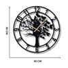 Metallic Analog Wall Clock for Home, Office, Living Room, Bedroom, Kids Room and Kitchen Big Size Stylish Latest Home Decor | (Battery Included)