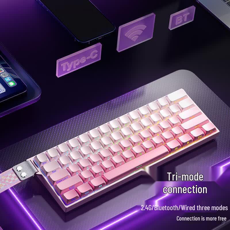 AULA MINI 60HE Three-Mode 60% Magnetic Gaming Keyboard