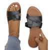Special For Large Size Flat-Bottomed Slippers, Women'S Solid Color Foot Wear, Casual Fish Mouth Cool Slippers.