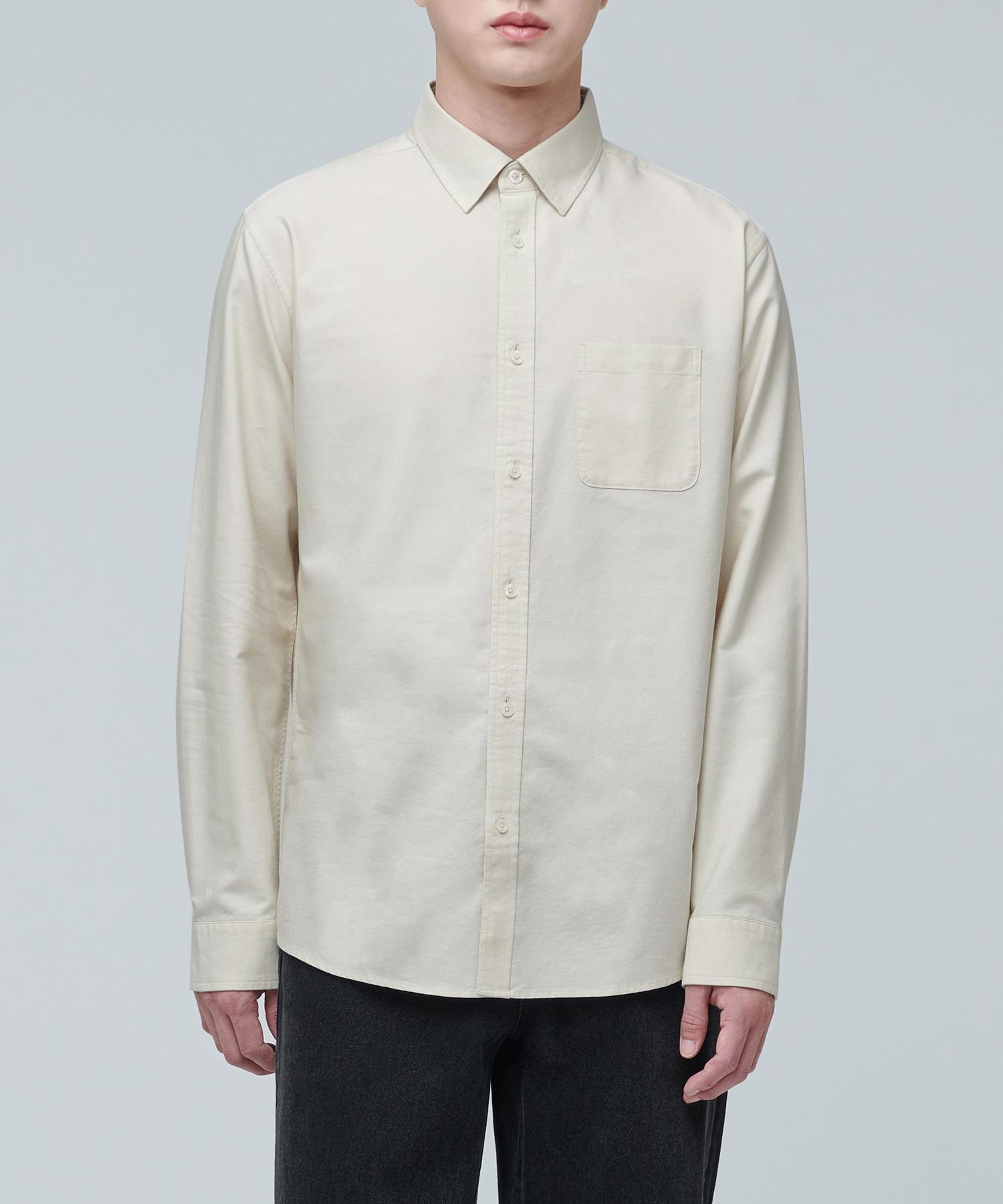 Musinsa Standard Basic Oxford Shirt [Cream] Cream/2Xl