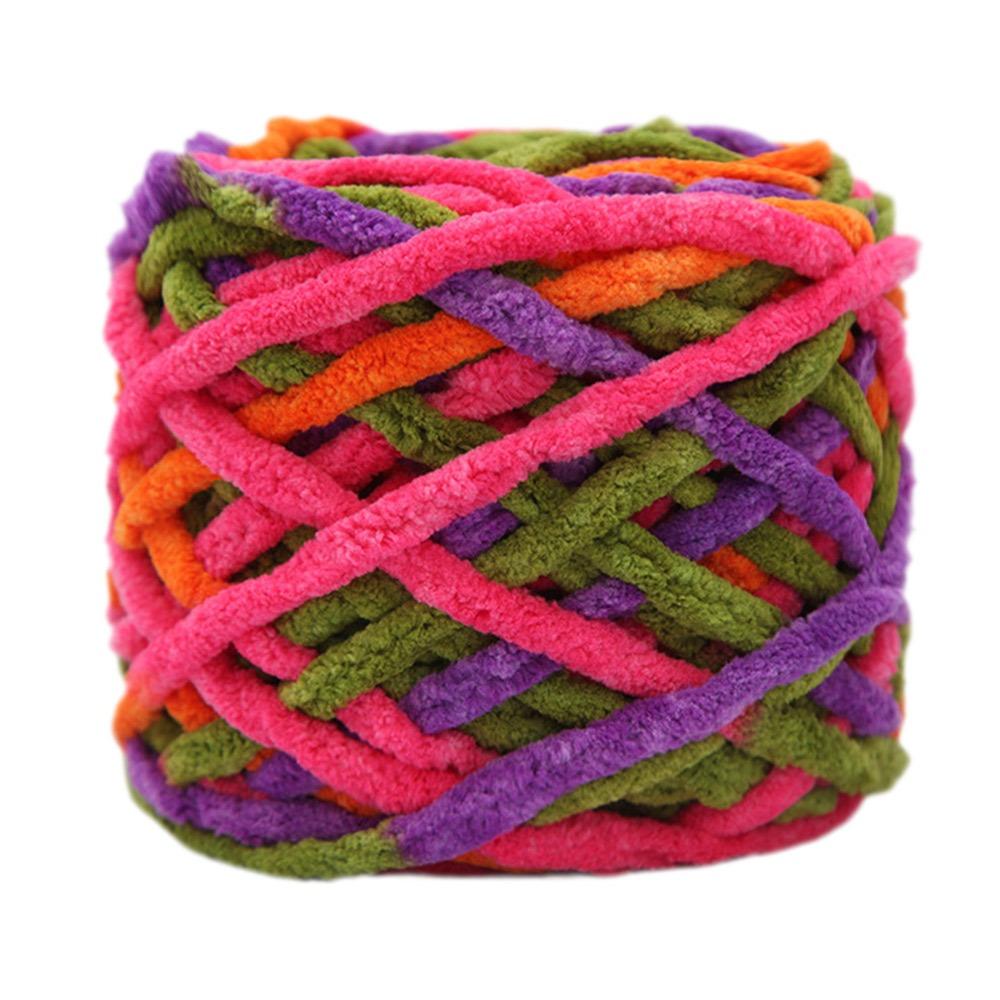Soft Wool Crochet Yarn Knitting Braided Yarn DIY Woven Thread