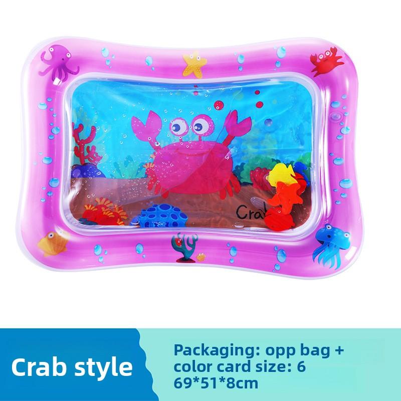 

Надувной детский водный коврик с плавательным кругом на океанскую тематику для сенсорной игры и развития