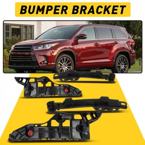 For Highlander 2014- Bumper Bracket Retainer Front Holder 4PC Support EOA