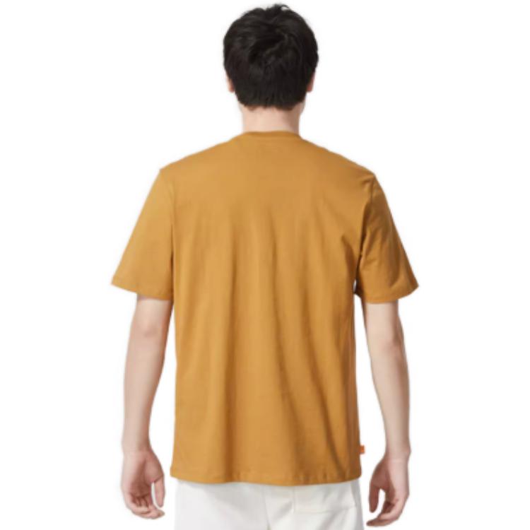 Timberland Solid Color Micro Logo Sports Casual Round Neck Breathable Short Sleeve T-Shirt Men T-Shirts A6DKUP47