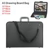 Weather Resistant Zipper Closure Large Capacity Art Portfolio Case With Shoulder Strap Top Handle Artist Painting Accessory
