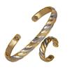 Vinterly Magnetic Pure Copper Jewelry-Set Solid Copper Adjustable Bracelet Ring Resizable Health Jewelry Set for Women Men