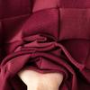 Wool Suit Autumn Checkered Crew Neck Top + Casual Sports Wide-leg Pants Two-piece Set for Women