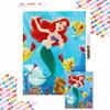 DIY Diamond Painting Mermaid Princess Cross Stitch Kit Mosaic Art Diamond Painting Full Circle Diamond Home Decoration