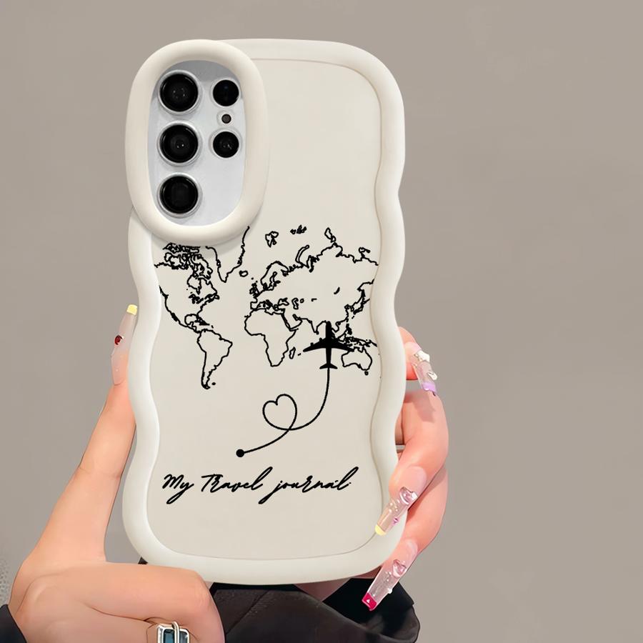 My Travel Diary Case for Samsung Galaxy S23 Plus S25 A25 A26 S21 S20 FE S24 S22 Ultra Soft Phone Cover A24 A55 A36 A35 A54 A34