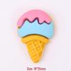 Simulation Ice Cream Cake, Sweet Donut DIY Resin Ornament, Hair Accessories, Phone Case Sticker